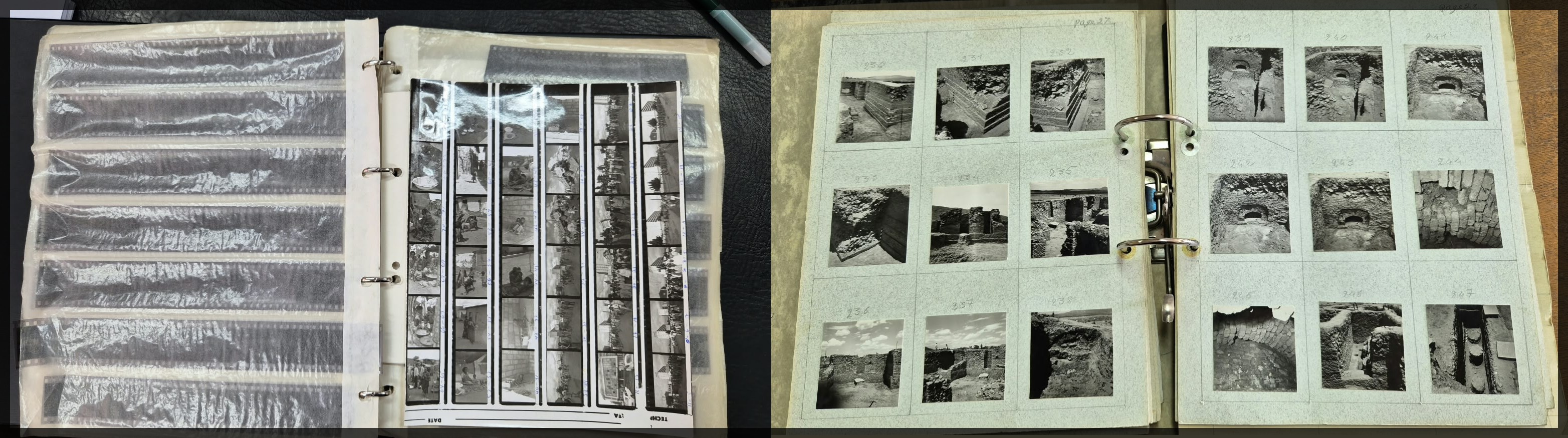 ... différents formats de photos ou de négatifs