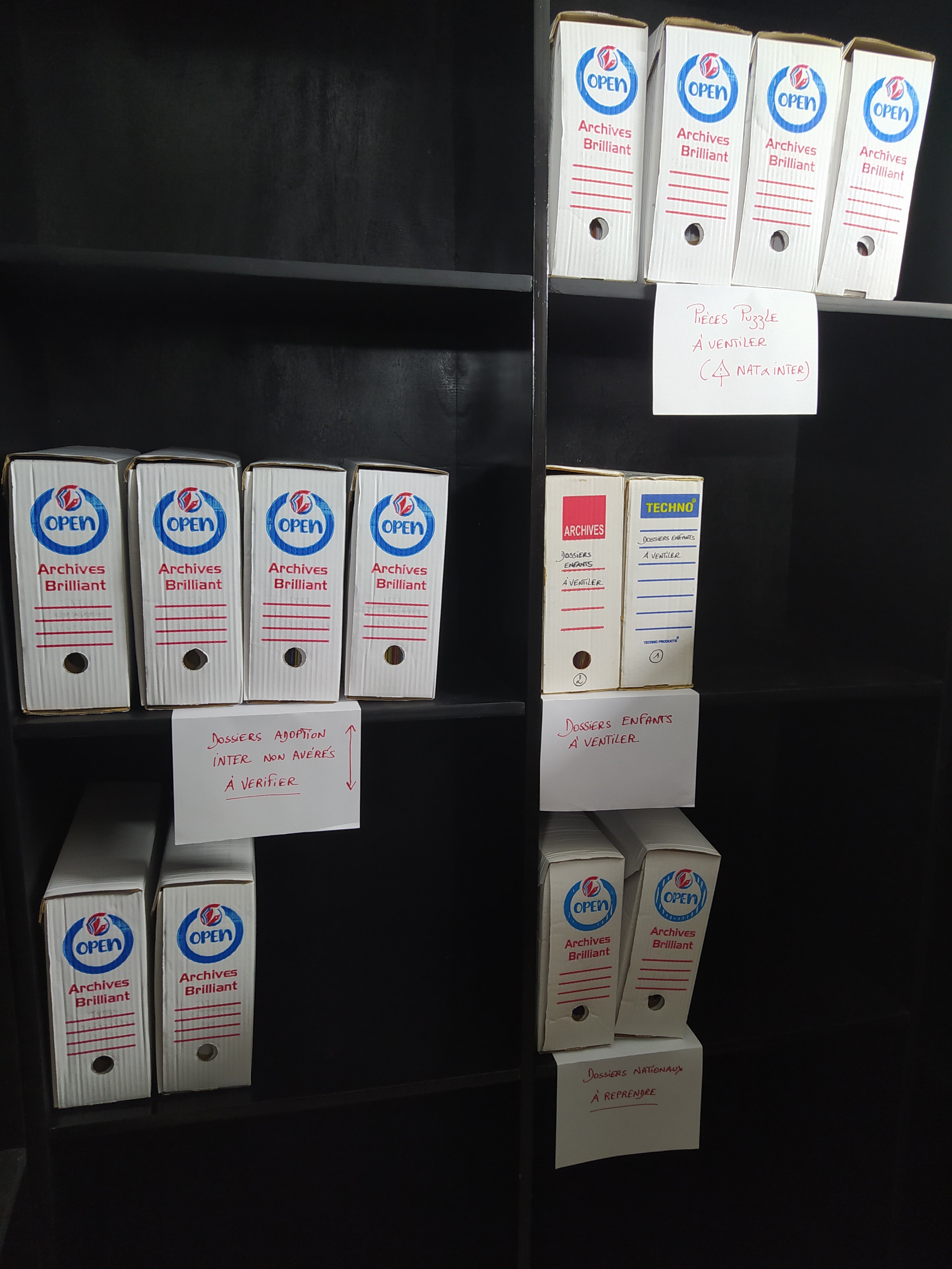 Dans de nouveaux locaux de conservation