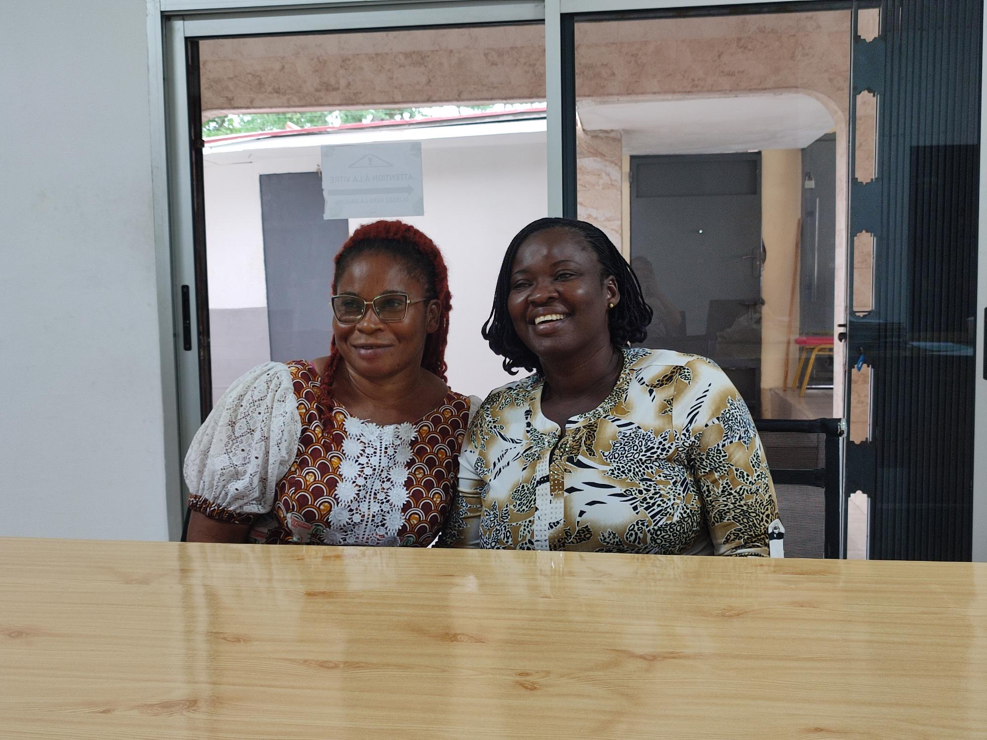 Mesdames N'Guessan Marie-Laure et Kablan Florentine