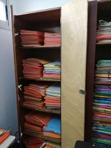Espace de conservation des dossiers d'adoption nationale.