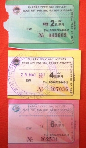 Tickets de métro.