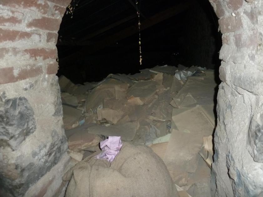 Archives stockées dans le grenier du bâtiment administratif de la Compagnie, Dire Daoua.