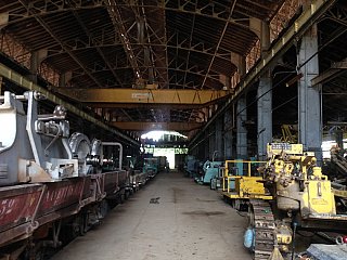 Vue des ateliers de la Compagnie à Dire Daoua.