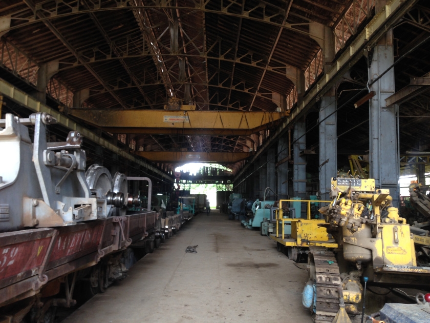 Vue des ateliers de la Compagnie à Dire Daoua.