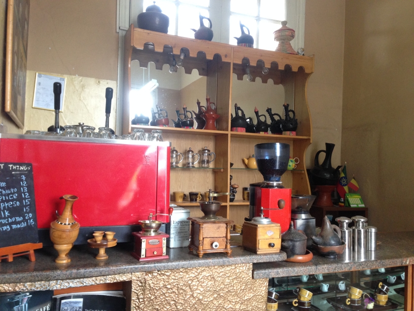 Café de la gare, Addis-Abeba.