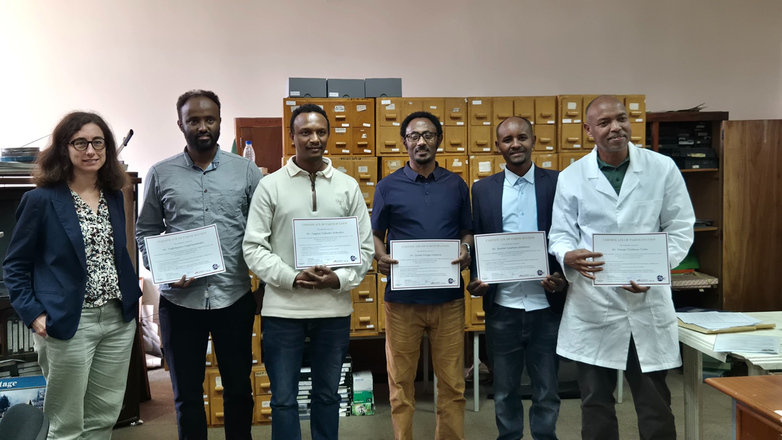 Remise des certificats
