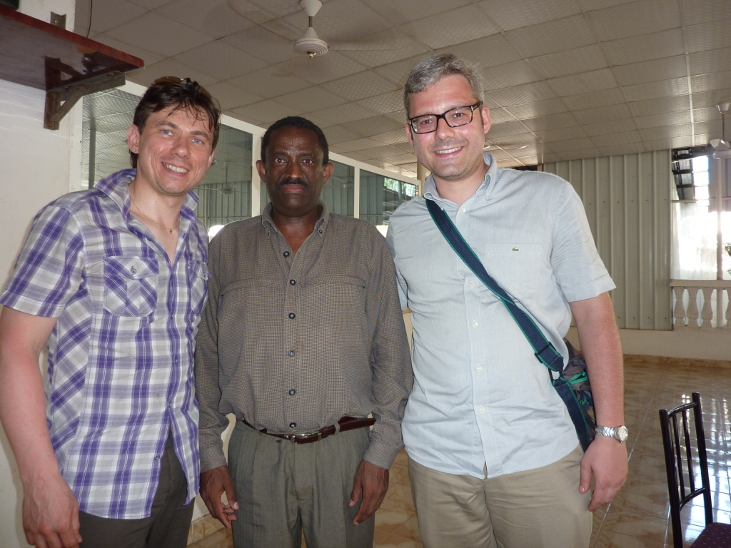 Laurent Ducol, Atkil Assefa et Vincent Bouat