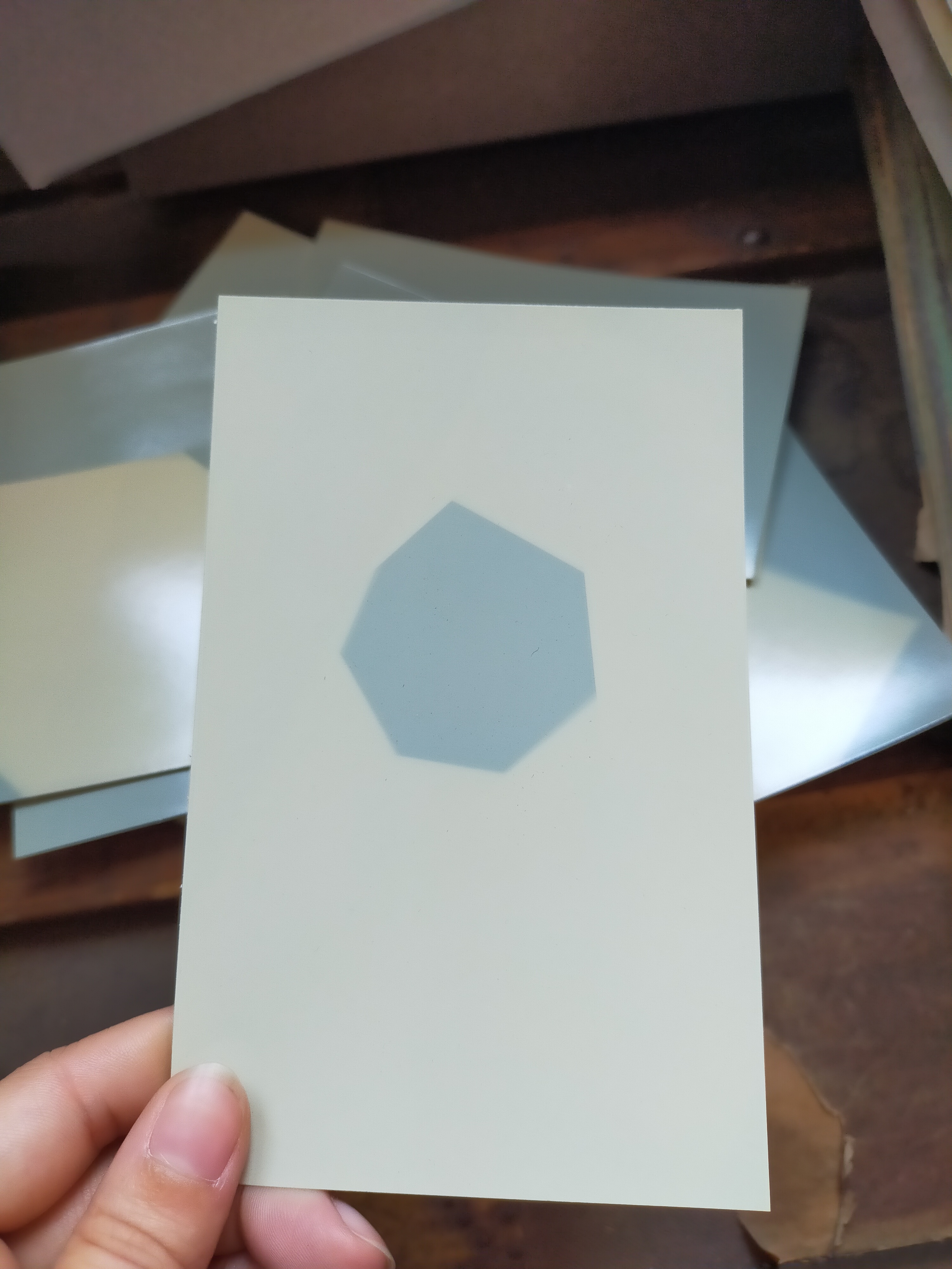 Carte postale vierge