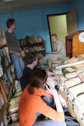 Lieu de conservation au bâtiment administratif après tous les transferts effectués