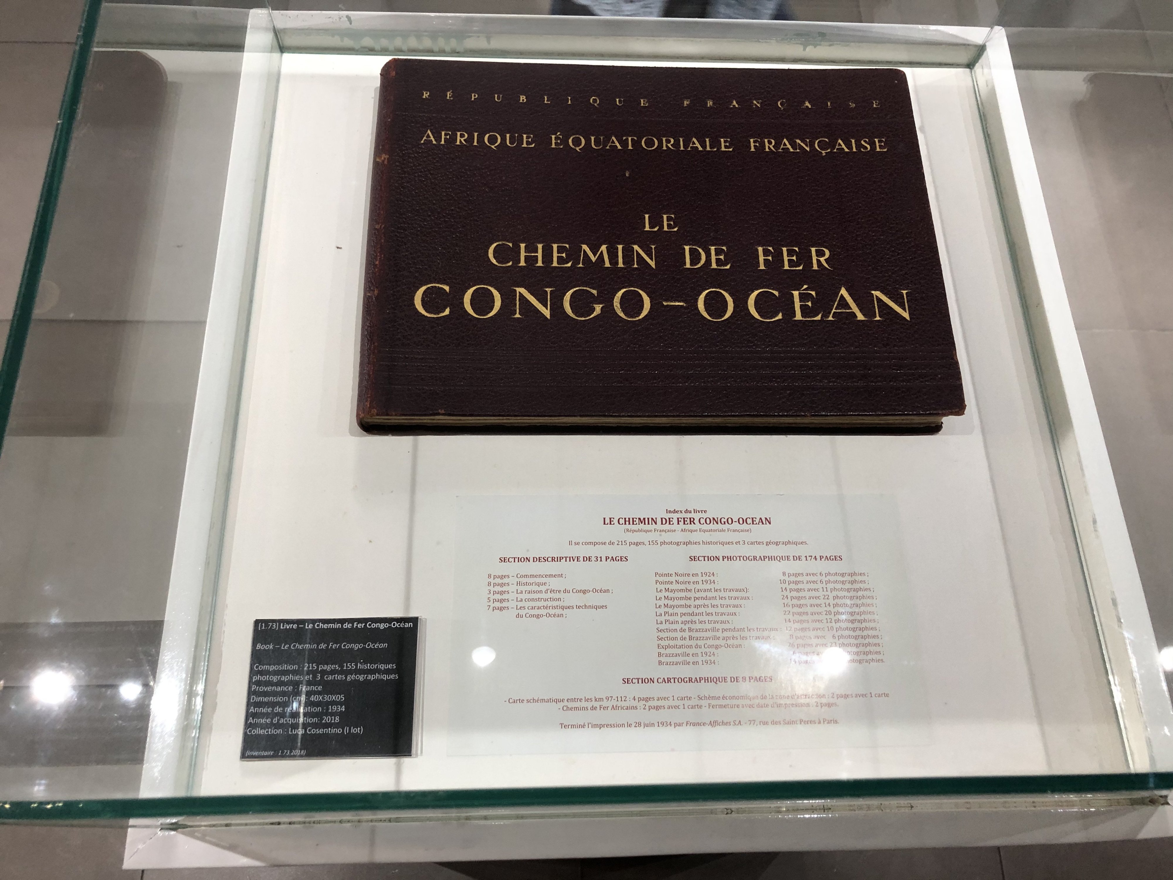 Nous n'avons pas pu voir les archives du Chemin de fer, mais grâce à la visite au musée, nous avons pu percevoir un peu de son histoire