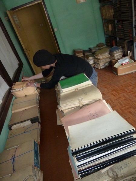 Traitement des documents de la cave