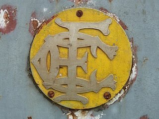 Logo CFE sur wagon